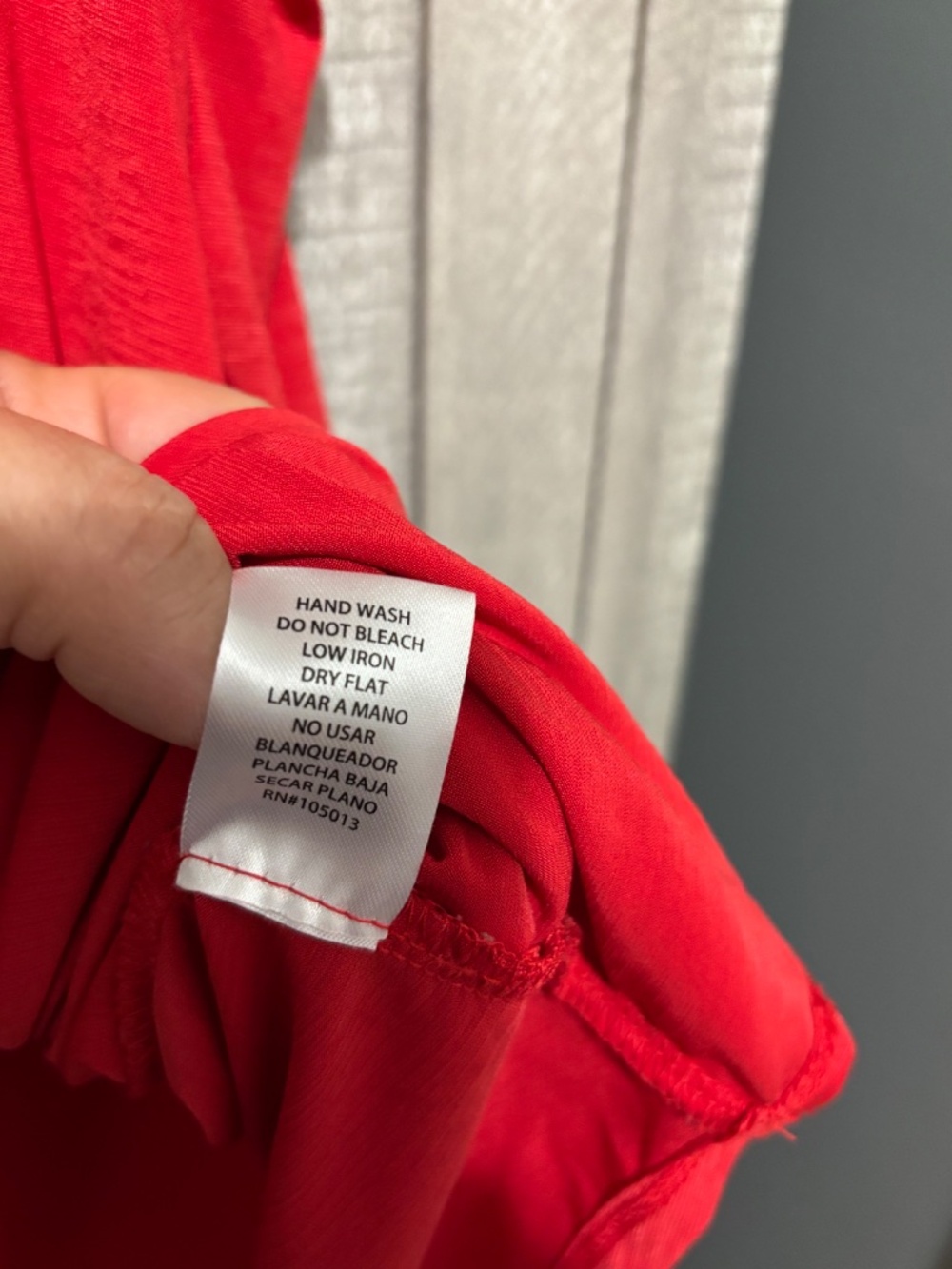 Dear Scarlett Red Sleeveless Lizzy Tank 2X - Picture 6 of 6